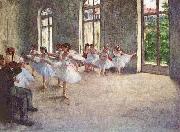 Edgar Degas Ballet Rehearsal France oil painting artist